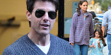 Tom Cruise, Suri Cruise, Katie Holmes