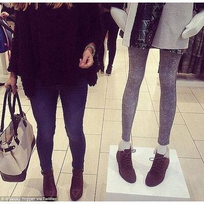 Immer dünner, nackter, jünger....