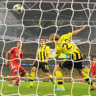  Bayern gegen Dortmund. Das Finale der Champions League in Wembley.