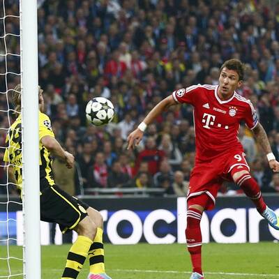  Bayern gegen Dortmund. Das Finale der Champions League in Wembley.
