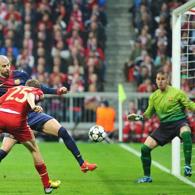 Alle Tore der Bayern gegen Barca