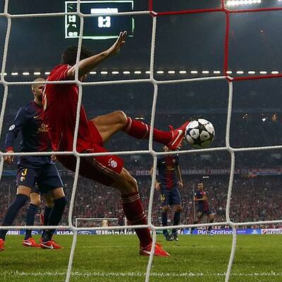 Alle Tore der Bayern gegen Barca