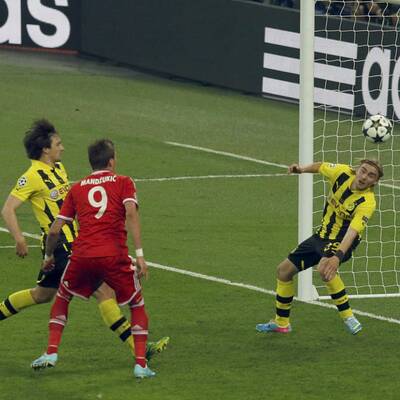  Bayern gegen Dortmund. Das Finale der Champions League in Wembley.