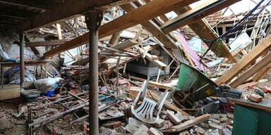 Tornado verwüstet Dorf in Bayern