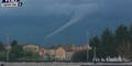 Tornado wirbelte in der Nähe von Jesolo