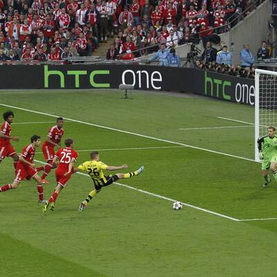  Bayern gegen Dortmund. Das Finale der Champions League in Wembley.
