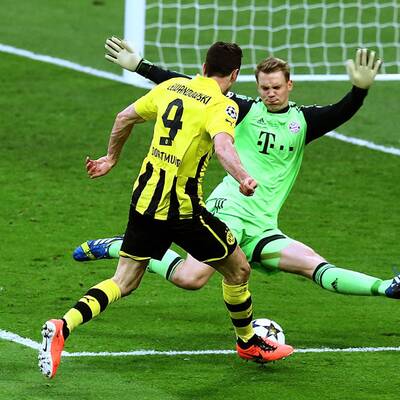  Bayern gegen Dortmund. Das Finale der Champions League in Wembley.