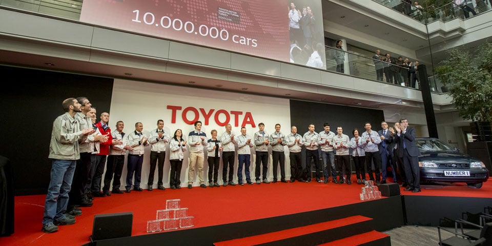 10-millionster Toyota aus Europa