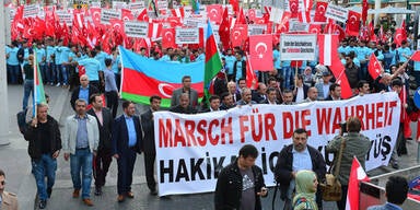 Armenier-Demos legten Wien lahm