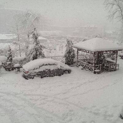 Schnee sogar in Jerusalem
