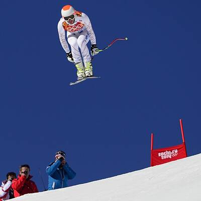 Bilder vom 1. Abfahrtstraining der Herren