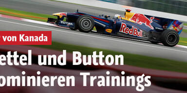 Vettel und Button Trainingsschnellste