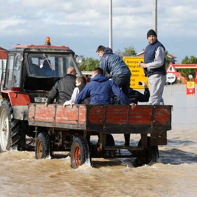 Enorme Regenmengen in Bosnien