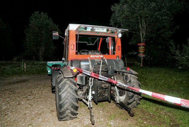 traktor unfall