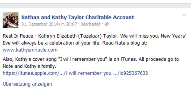 Frau stirbt, weil sie Baby retten wollte