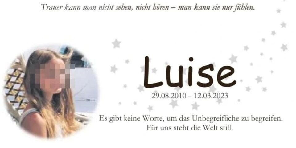 Traueranzeige Luise