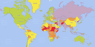 Travel Risk Map