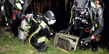 Drei Tresore aus der Donau gefischt