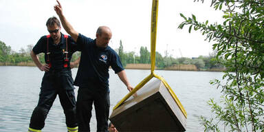 Tresor in Fischteich gefunden 