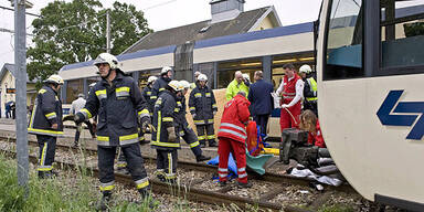 Frau von Badner Bahn erfasst