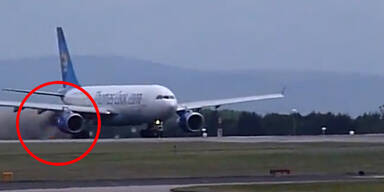 Kurz vor Start: Airbus f&auml;ngt Feuer