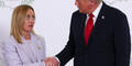 Meloni und Trump