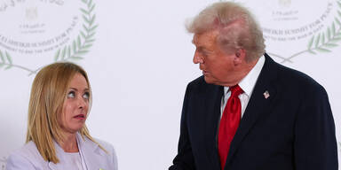 Meloni und Trump