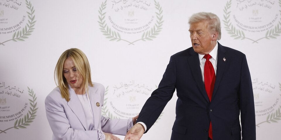 Meloni und Trump