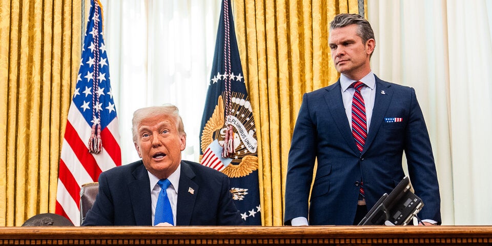 Trump und Hegseth
