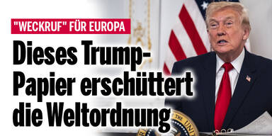 Dieses Trump-Papier erschüttert die Weltordnung
