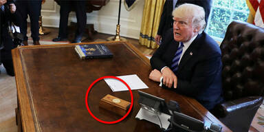 Das passiert, wenn Trump den roten Knopf auf seinem Schreibtisch dr&uuml;ckt