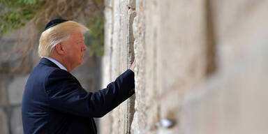 Trump als erster US-Pr&auml;sident an der Klagemauer