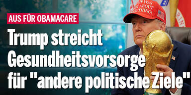 Trump streicht Gesundheitsvorsorge für 