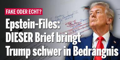 Epstein-Files: DIESER Brief bringt Trump schwer in Bedrängnis