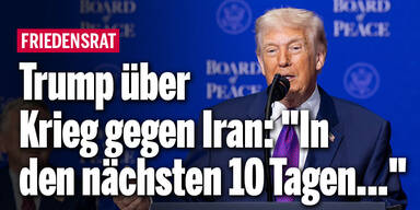 Trump über Krieg gegen Iran: 