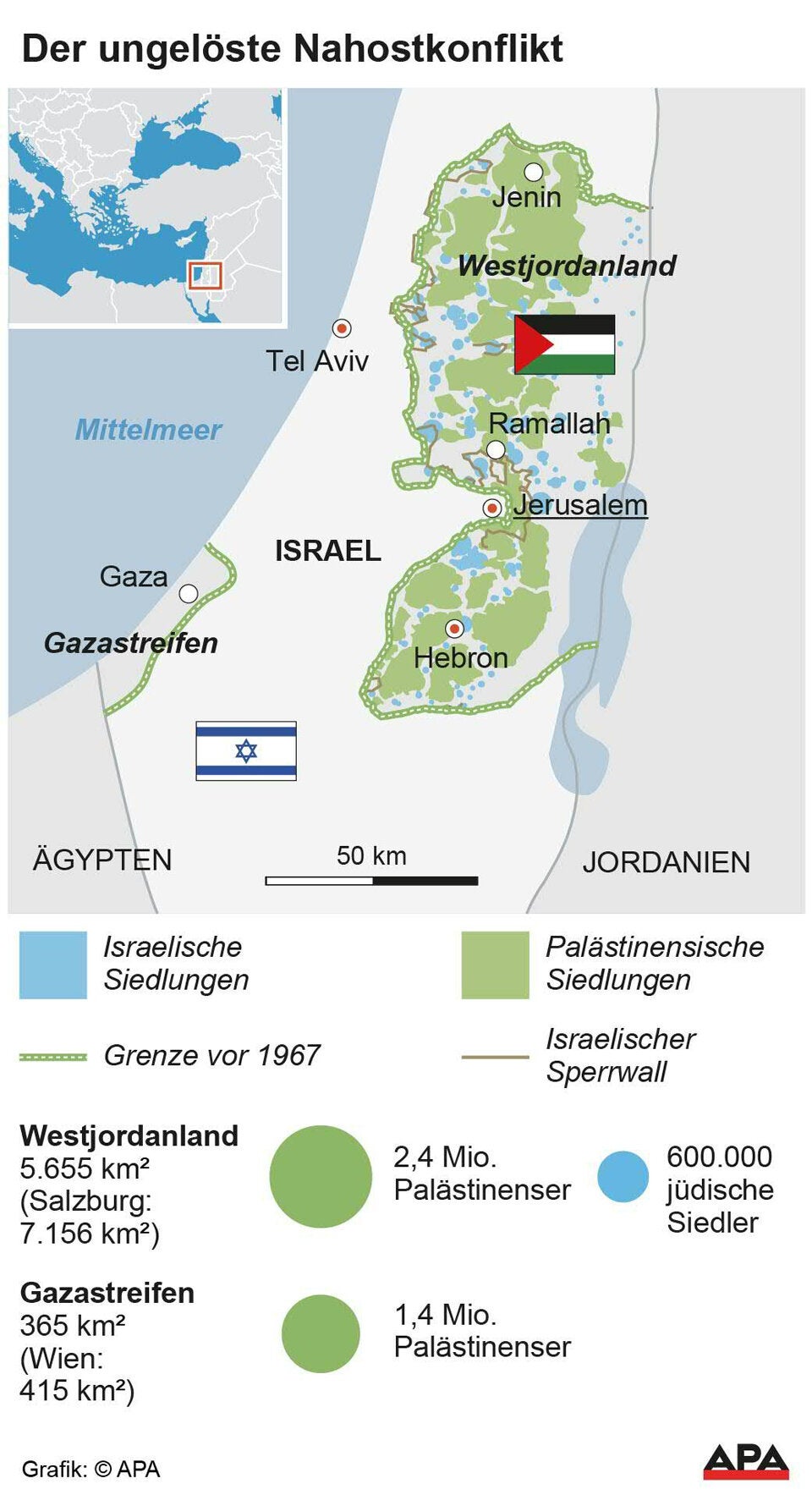 Trumps Nahost-Plan sieht Zwei-Staaten-Lösung vor