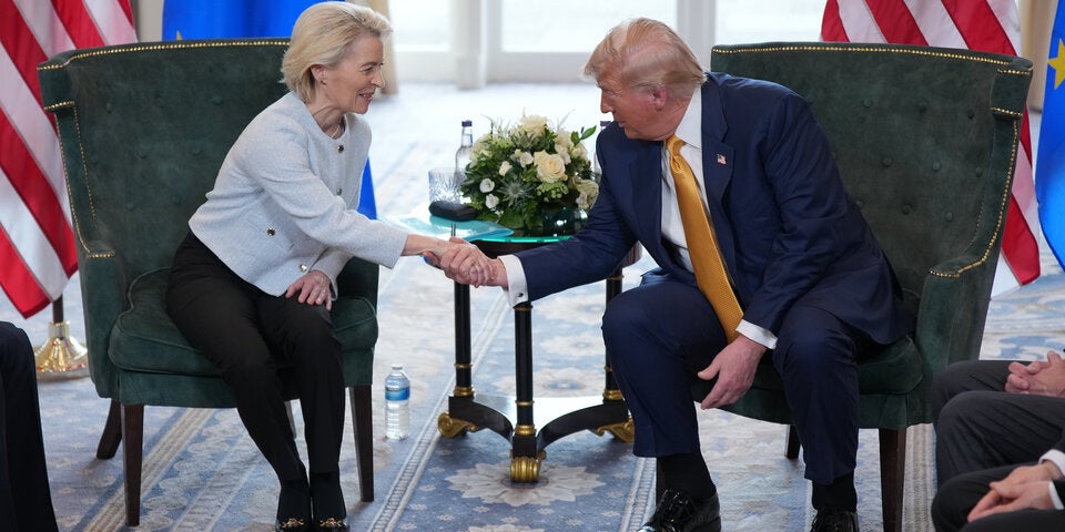 Trump und Von der Leyen