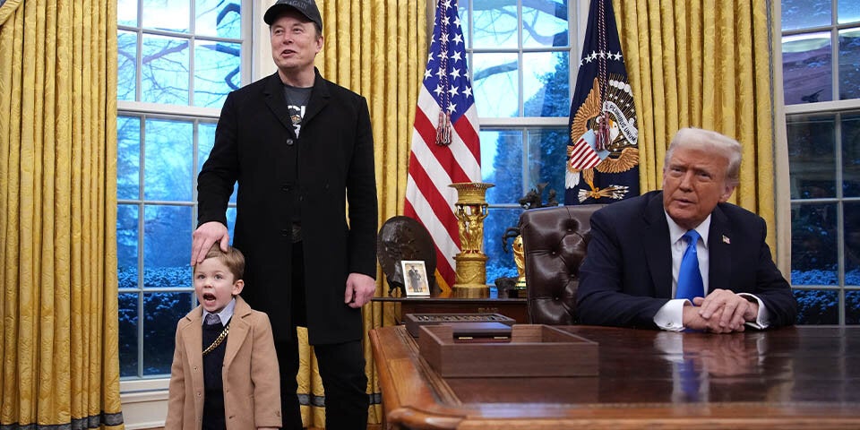 Musk auf Besuch bei Trump