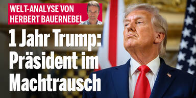 1 Jahr Trump: Präsident im Machtrausch