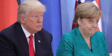 Trump Merkel