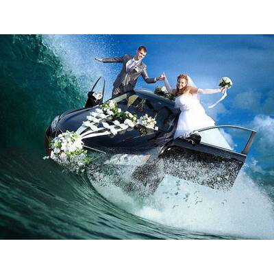 Crazy Hochzeitsfotos