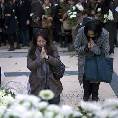 Trauer um Tsunami-Opfer in Japan 