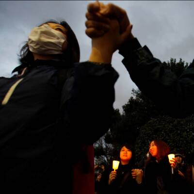 Trauer um Tsunami-Opfer in Japan 