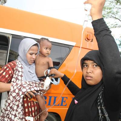 Die Menschen sind geschockt