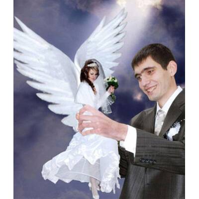 Crazy Hochzeitsfotos