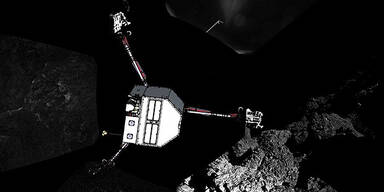 Komet Tschuri: 10 cm Staubschicht