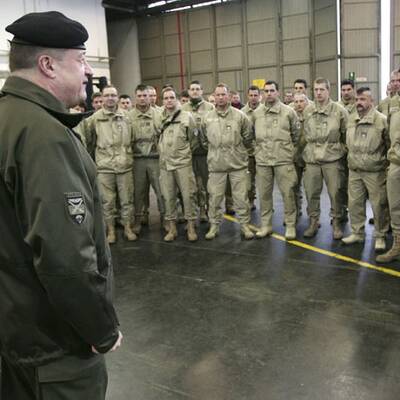 Langer Abschied unserer Jungs in die Krisenregion