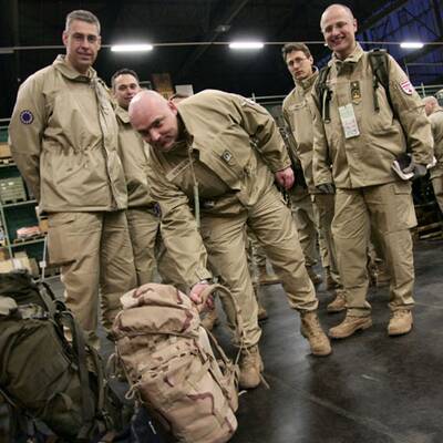 Langer Abschied unserer Jungs in die Krisenregion