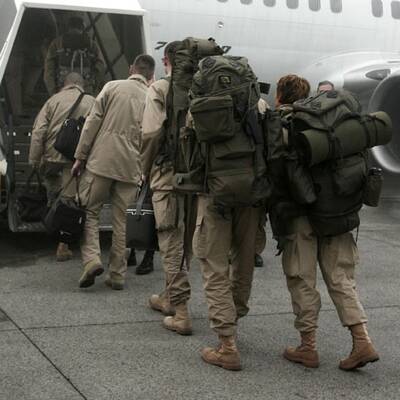 Langer Abschied unserer Jungs in die Krisenregion