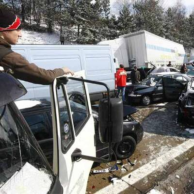 Massenkarambolage in Tschechien